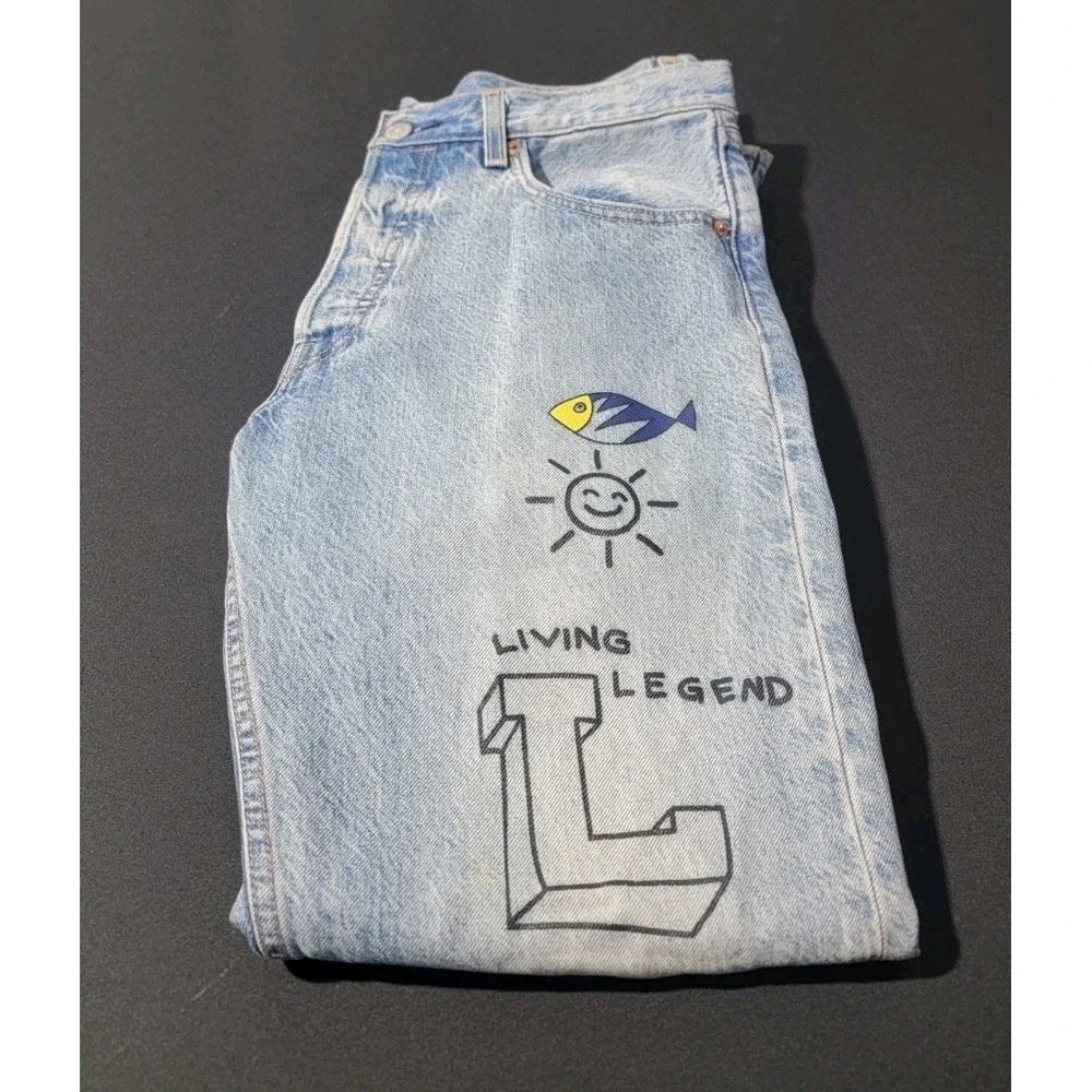 Levi's Premium 501 '93‎ Straight Jeans Young Legend Men's 31X32